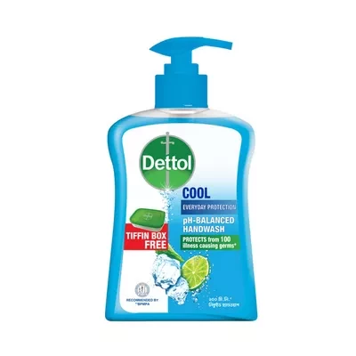 Dettol Cool Handwash Pump (Free Tiffin Box)